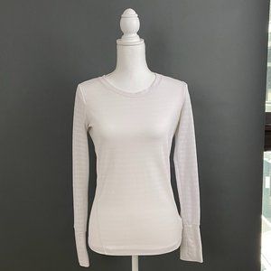 GapFit mesh long sleeve top, Size Small